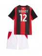 AC Milan Adrien Rabiot #12 Replika Hemmakläder Barn 2026-27 Kortärmad (+ byxor)